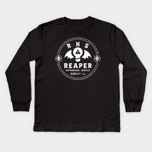 Reaper Networking Service Emblem Kids Long Sleeve T-Shirt